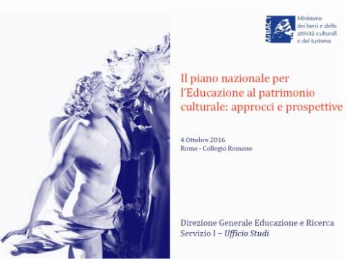 Il Pianp per l'Educazione al patrimonio culturale: approcci e prospettive - copertina